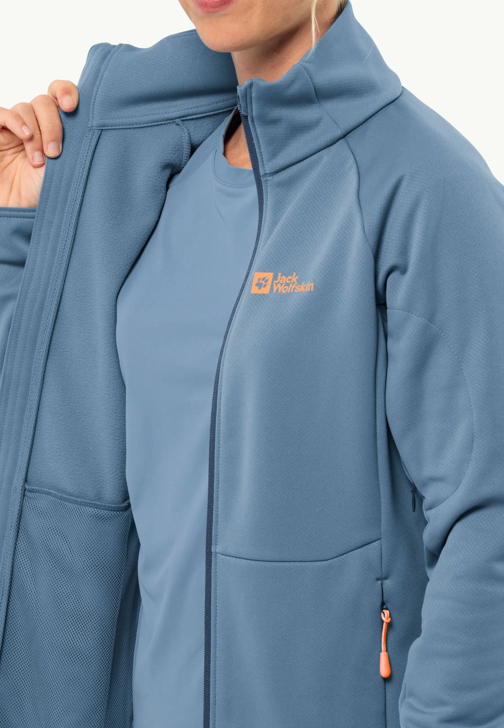Jack Wolfskin Randonnée|Polaire-Alpgrat Fz W
