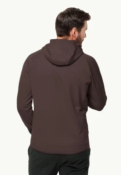 Jack Wolfskin Randonnée|Vestes Intermédiaires-Alpgrat Hooded Fz M