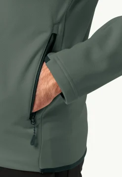 Jack Wolfskin Randonnée|Vestes Intermédiaires-Alpgrat Hooded Fz M