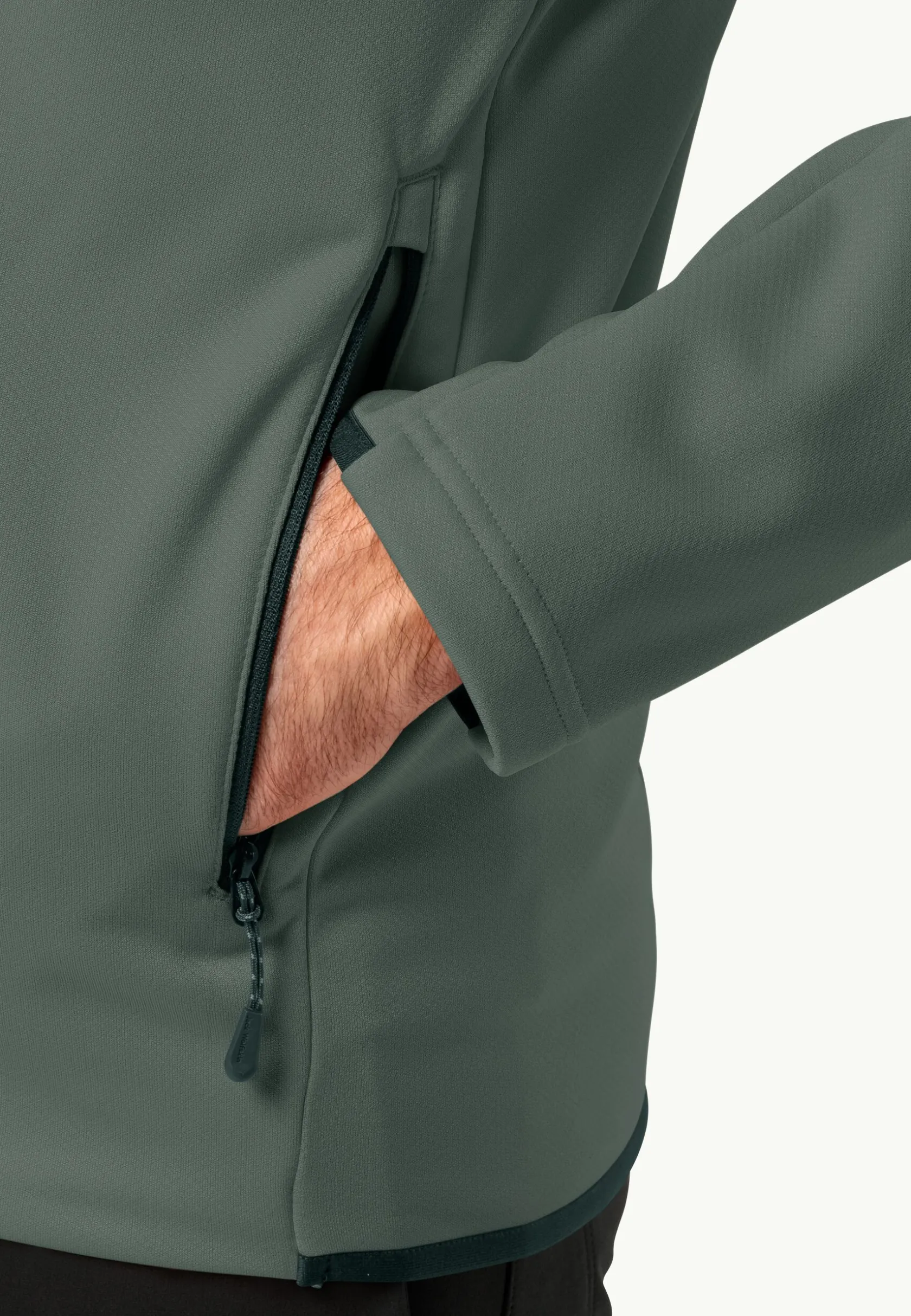 Jack Wolfskin Randonnée|Vestes Intermédiaires-Alpgrat Hooded Fz M