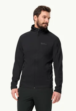 Jack Wolfskin Randonnée|Vestes Intermédiaires-Alpgrat Hooded Fz M
