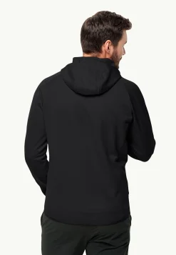 Jack Wolfskin Randonnée|Vestes Intermédiaires-Alpgrat Hooded Fz M