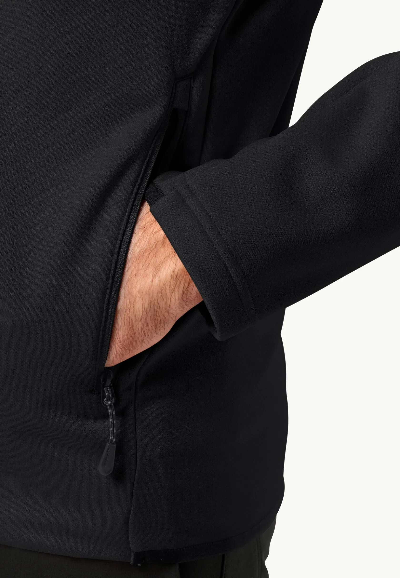 Jack Wolfskin Randonnée|Vestes Intermédiaires-Alpgrat Hooded Fz M
