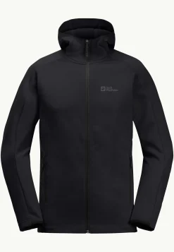 Jack Wolfskin Randonnée|Vestes Intermédiaires-Alpgrat Hooded Fz M