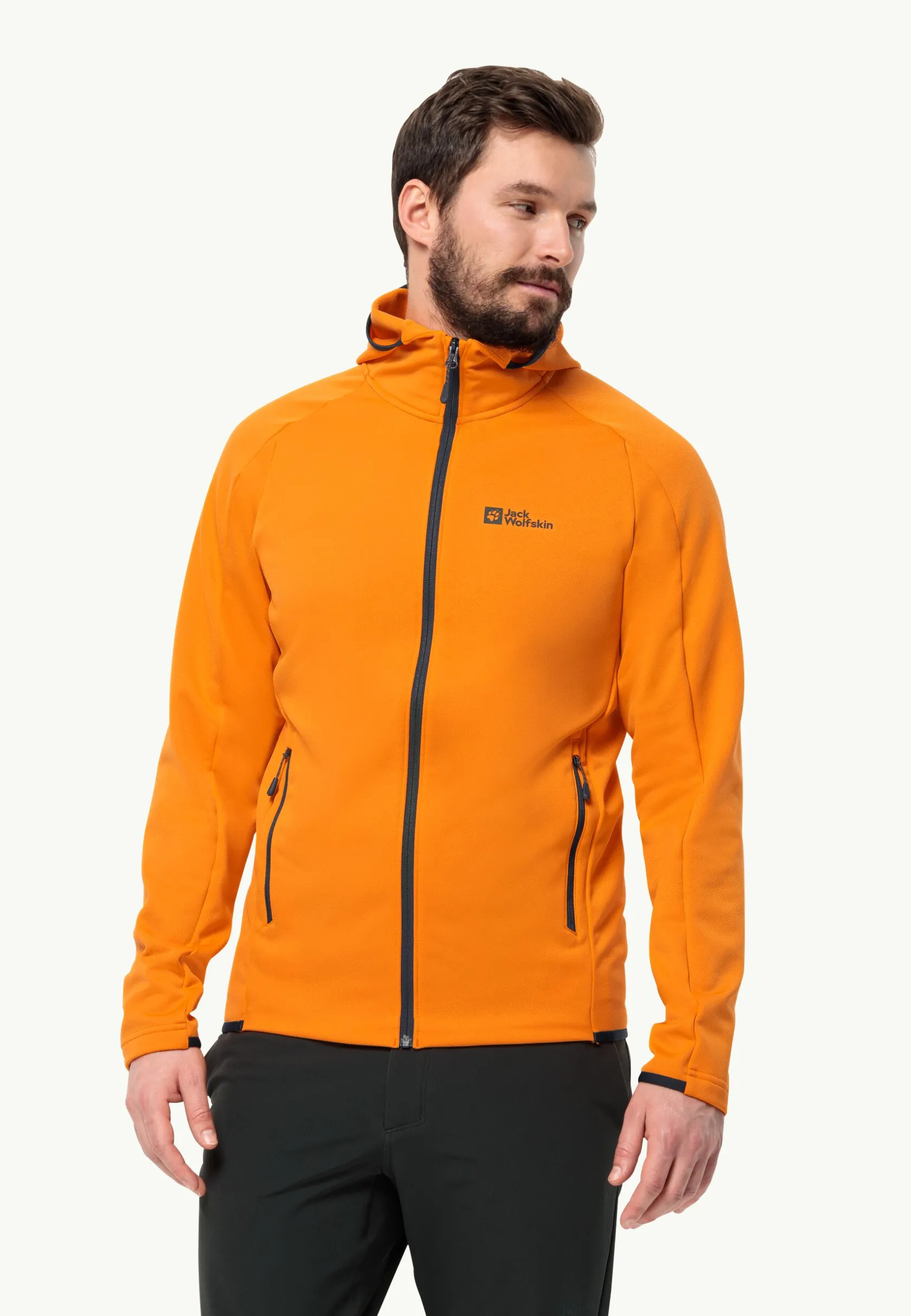 Jack Wolfskin Randonnée|Vestes Intermédiaires-Alpgrat Hooded Fz M