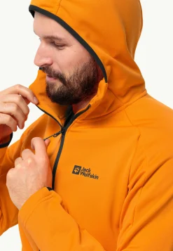 Jack Wolfskin Randonnée|Vestes Intermédiaires-Alpgrat Hooded Fz M
