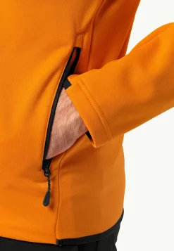 Jack Wolfskin Randonnée|Vestes Intermédiaires-Alpgrat Hooded Fz M