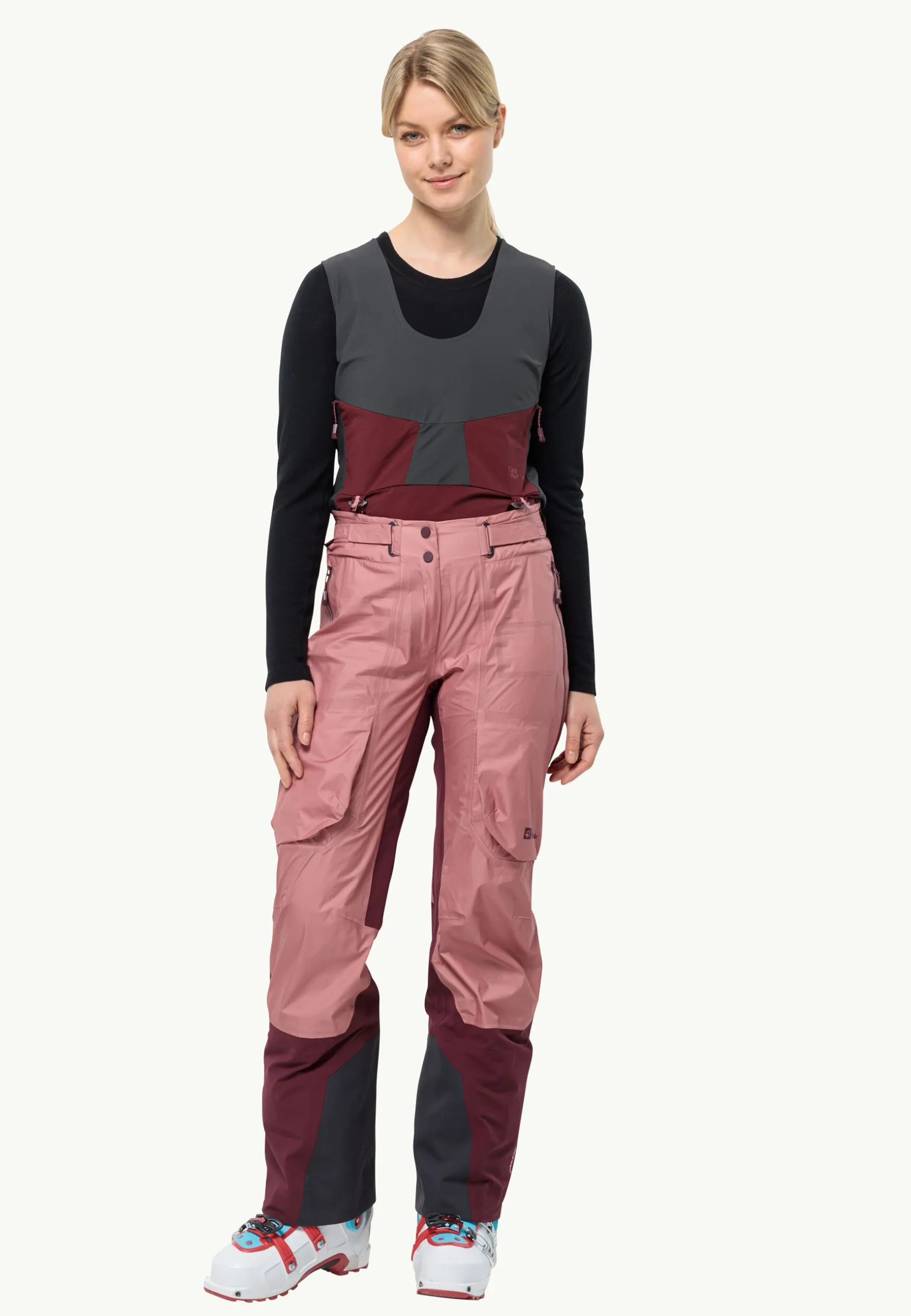 Jack Wolfskin Esquí|Pantalons Softshell-Alpspitze Air Pants W blush powder