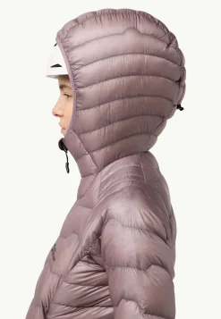 Jack Wolfskin Vestes D'Isolation|Vestes D'Hiver-Alpspitze Down Hoody W wild blossom