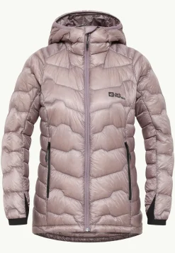 Jack Wolfskin Vestes D'Isolation|Vestes D'Hiver-Alpspitze Down Hoody W wild blossom