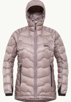 Jack Wolfskin Vestes D'Isolation|Vestes D'Hiver-Alpspitze Down Hoody W wild blossom