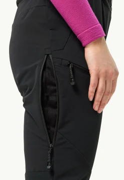 Jack Wolfskin Esquí|Pantalons Softshell-Alpspitze Pants W black