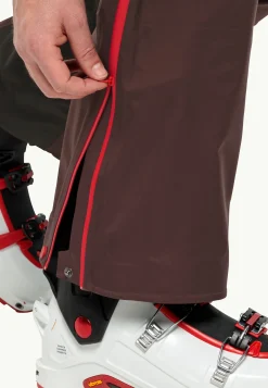 Jack Wolfskin Discovery|Esquí-Alpspitze Pro 3l Pants M red earth
