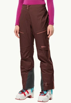 Jack Wolfskin Esquí|Pantalon De Pluie-Alpspitze Pro 3l Pants W dark maroon