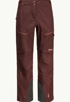 Jack Wolfskin Esquí|Pantalon De Pluie-Alpspitze Pro 3l Pants W dark maroon