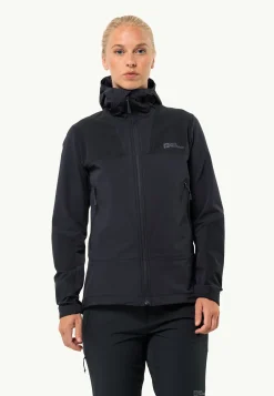 Jack Wolfskin Couches Intermédiaires & Vestes En Polaire|Vestes Coupe-Vent-Andur Jkt W black