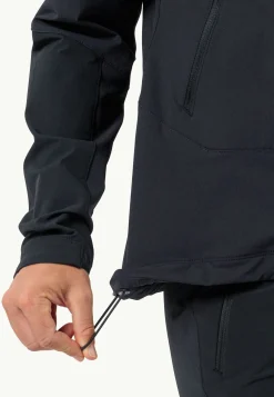 Jack Wolfskin Couches Intermédiaires & Vestes En Polaire|Vestes Coupe-Vent-Andur Jkt W black
