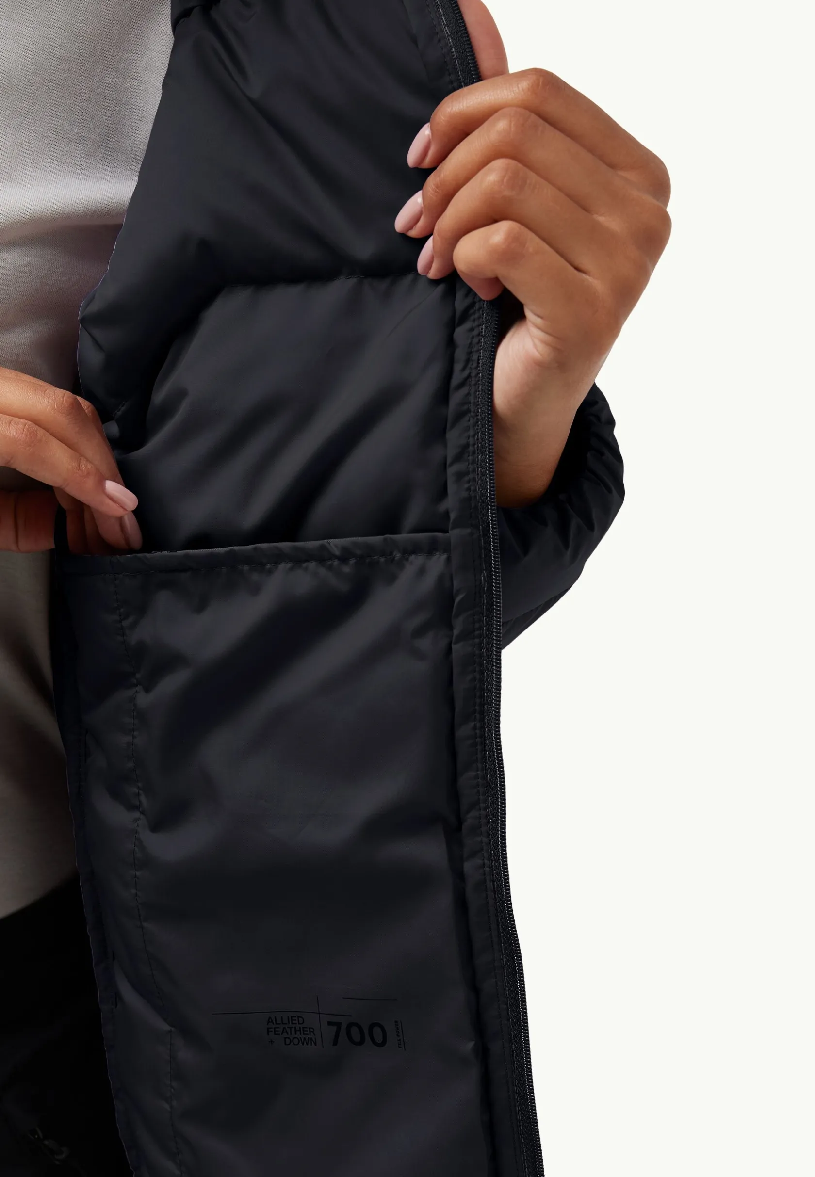 Jack Wolfskin Vestes Intermédiaires|Vestes D'Hiver-Ather Down Hoody W Rds