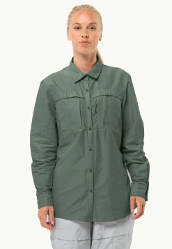 Jack Wolfskin Trekking|Hauts Techniques-Barrier Ls Shirt W