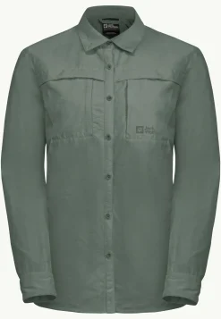 Jack Wolfskin Trekking|Hauts Techniques-Barrier Ls Shirt W