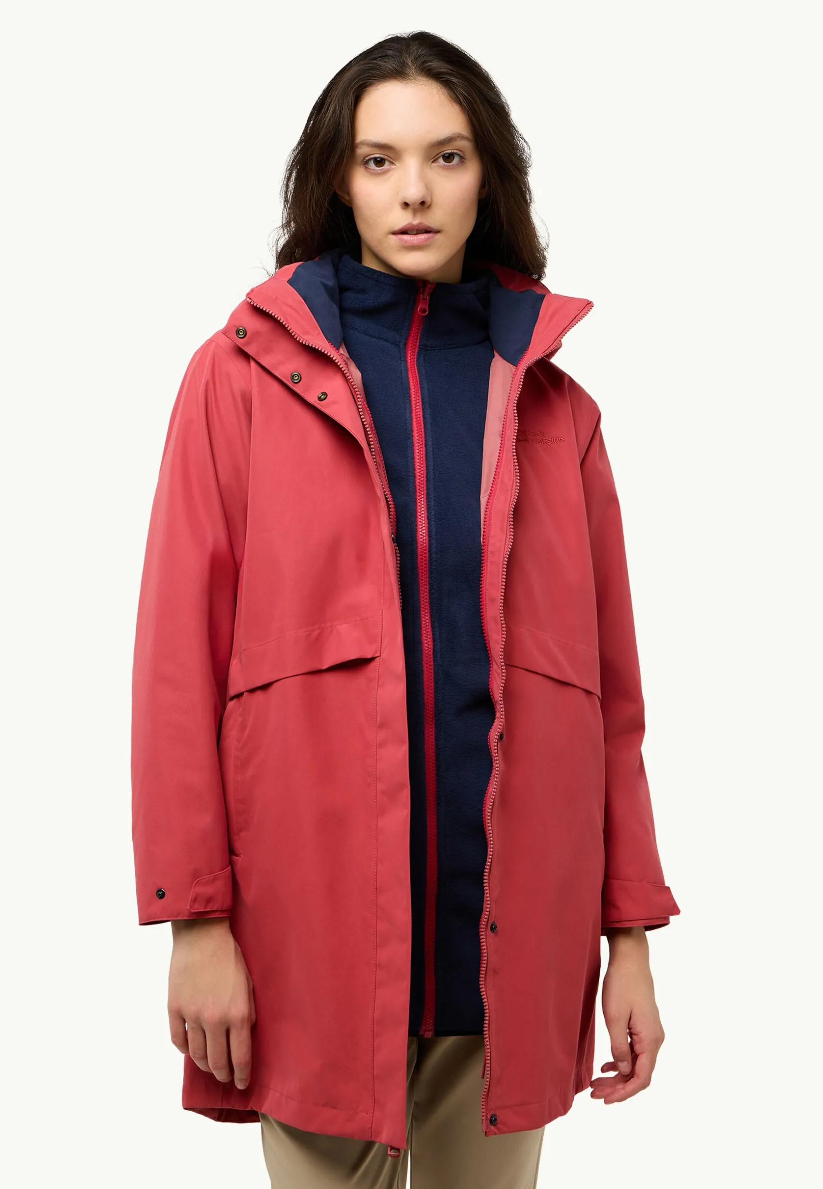 Jack Wolfskin Vestes D'Hiver|Vestes 3-En-1-Baylight 3in1 Coat W