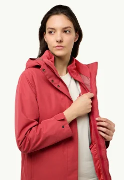 Jack Wolfskin Vestes D'Hiver|Vestes 3-En-1-Baylight 3in1 Coat W