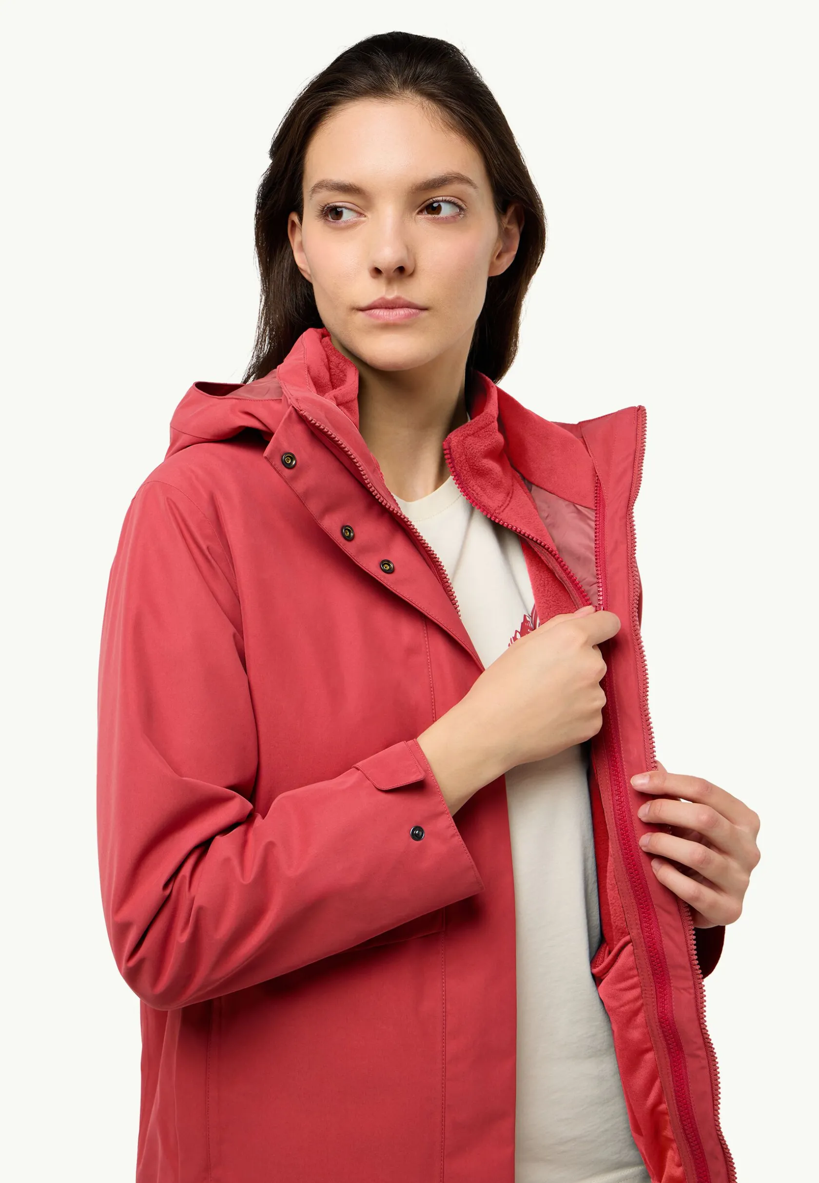 Jack Wolfskin Vestes D'Hiver|Vestes 3-En-1-Baylight 3in1 Coat W