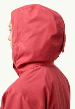 Jack Wolfskin Vestes D'Hiver|Vestes 3-En-1-Baylight 3in1 Coat W