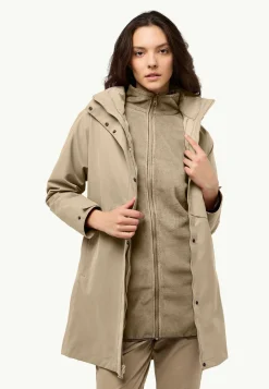 Jack Wolfskin Vestes D'Hiver|Vestes 3-En-1-Baylight 3in1 Coat W