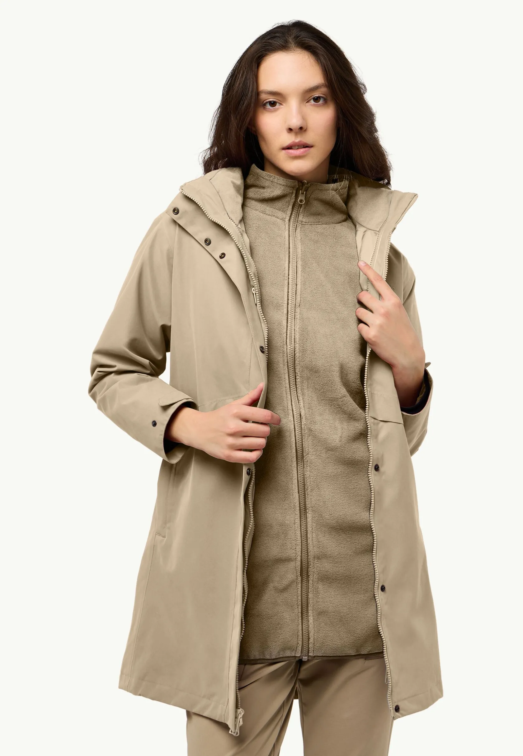 Jack Wolfskin Vestes D'Hiver|Vestes 3-En-1-Baylight 3in1 Coat W