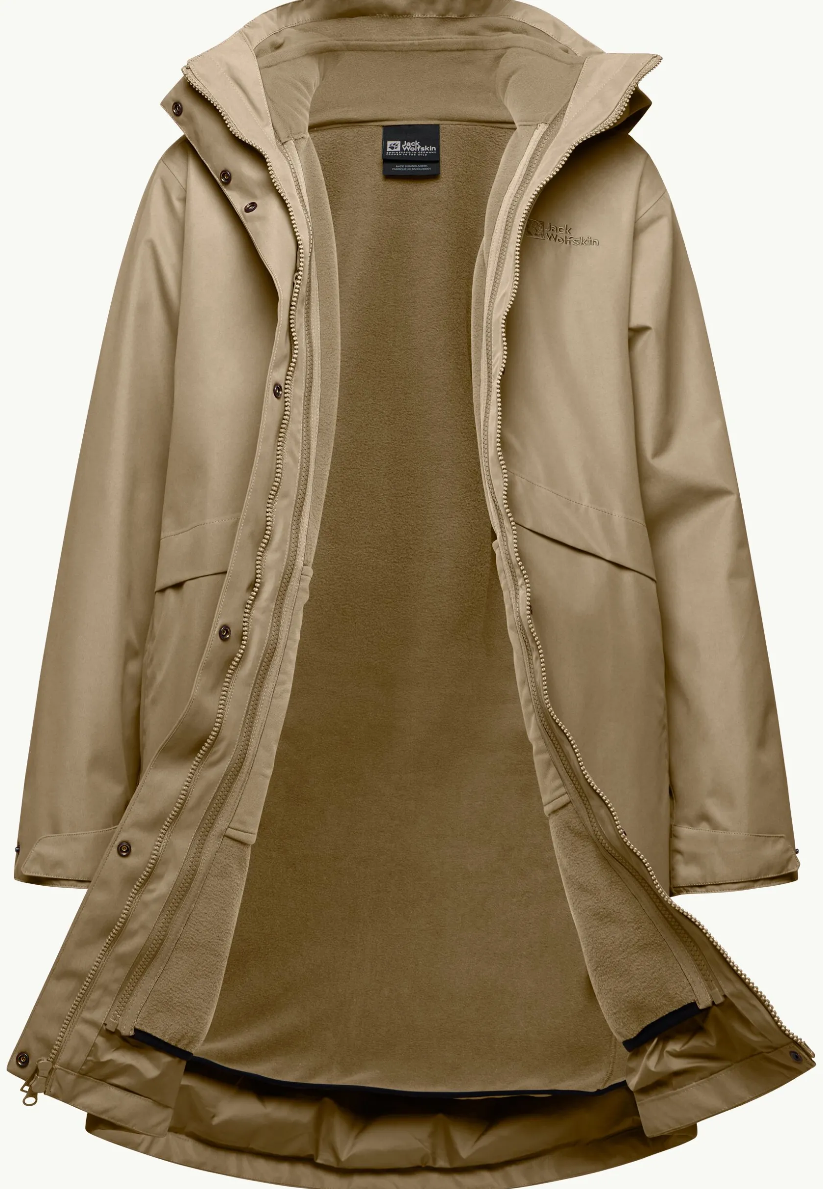 Jack Wolfskin Vestes D'Hiver|Vestes 3-En-1-Baylight 3in1 Coat W