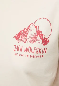 Jack Wolfskin T-Shirts & Hauts Manches Longues-Bergblick T W panna cotta