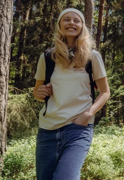 Jack Wolfskin T-Shirts & Hauts Manches Longues-Bergblick T W panna cotta