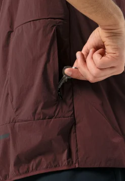 Jack Wolfskin Lifestyle|Vestes Intermédiaires-Bike Commute Ins Vest M dark maroon