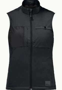 Jack Wolfskin Lifestyle|Couches Intermédiaires & Vestes En Polaire-Bike Commute Ins Vest W Phantom