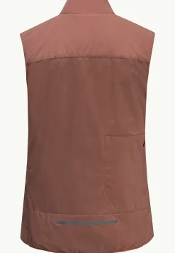 Jack Wolfskin Lifestyle|Couches Intermédiaires & Vestes En Polaire-Bike Commute Ins Vest W wild ginger