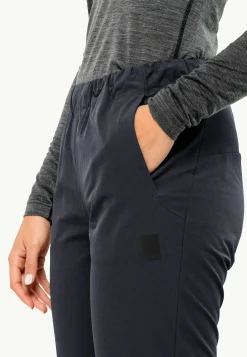 Jack Wolfskin Lifestyle|Pantalons Softshell-Bike Commute Wi Pants W dark navy
