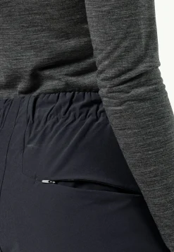 Jack Wolfskin Lifestyle|Pantalons Softshell-Bike Commute Wi Pants W dark navy