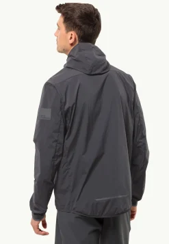 Jack Wolfskin Lifestyle|Faire Du Vélo-Bike Commute Wind Jkt M Phantom