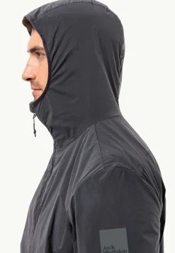 Jack Wolfskin Lifestyle|Faire Du Vélo-Bike Commute Wind Jkt M Phantom