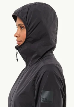 Jack Wolfskin Lifestyle|Faire Du Vélo-Bike Commute Wind Jkt W Phantom