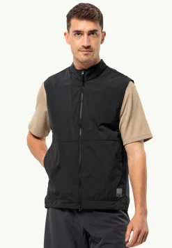 Jack Wolfskin Lifestyle|Faire Du Vélo-Bike Commute Wind Vest M Phantom