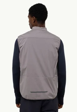Jack Wolfskin Vestes Intermédiaires|Gilets-Bike Commute Xt Vest M dark taupe