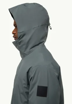 Jack Wolfskin Vestes D'Hiver|Vestes De Pluie-Brandenburger Coat M Rds