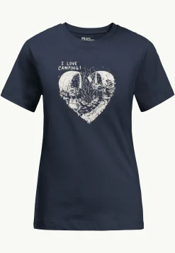 Jack Wolfskin Lifestyle|T-Shirts & Hauts Manches Longues-Camping Love T W