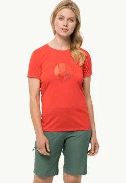 Jack Wolfskin Randonnée|Hauts Techniques-Crosstrail Graphic T W