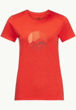 Jack Wolfskin Randonnée|Hauts Techniques-Crosstrail Graphic T W