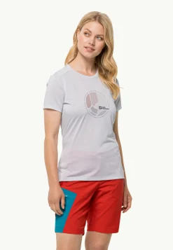 Jack Wolfskin Randonnée|Hauts Techniques-Crosstrail Graphic T W