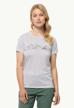 Jack Wolfskin Randonnée|Hauts Techniques-Crosstrail Graphic T W