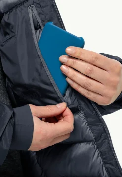 Jack Wolfskin Randonnée|Vestes Intermédiaires-Cyrox 2l Down Jkt W Graphite